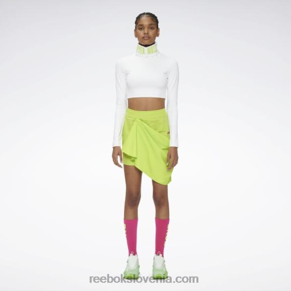 Reebok drapirano krilo iz mahu R22JR915 zvočno zelena ženske