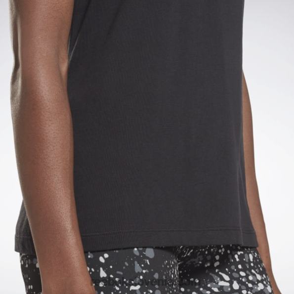 Reebok Training Essentials grafična majica R22JR877 črnobela ženske