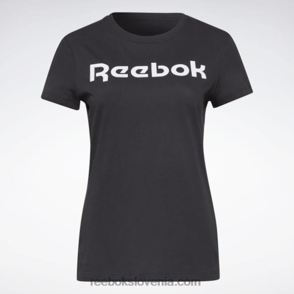 Reebok Training Essentials grafična majica R22JR877 črnobela ženske