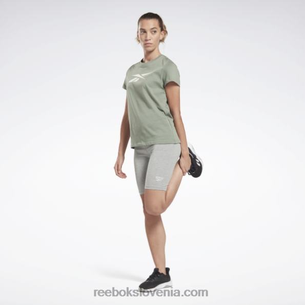 Reebok Training Essentials vektorska grafična majica R22JR512 harmonija zelena ženske