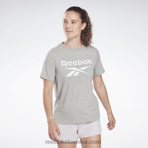Reebok identitetna majica R22JR703 srednje siva vresa ženske