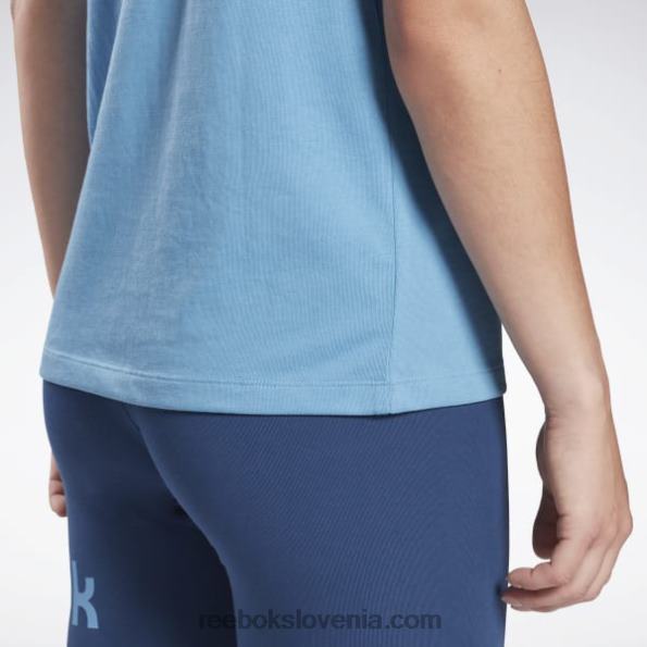 Reebok identitetna majica R22JR797 bistveno modra ženske