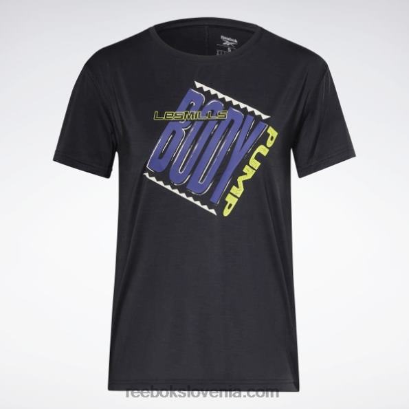 Reebok les mills atletska majica bodypump activchill R22JR766 Črna ženske