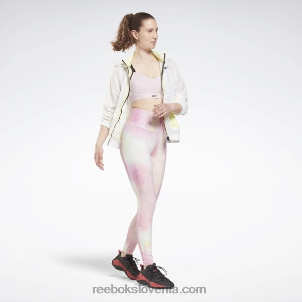 Reebok luksuzen športni nedrček z naramnicami srednjega učinka R22JR876 ledena jagoda ženske