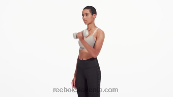 Reebok lux športni nedrček z naramnicami R22JR996 balvansko siva ženske