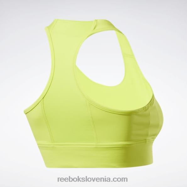 Reebok odporen modrček za tek R22JR484 kislo rumena ženske