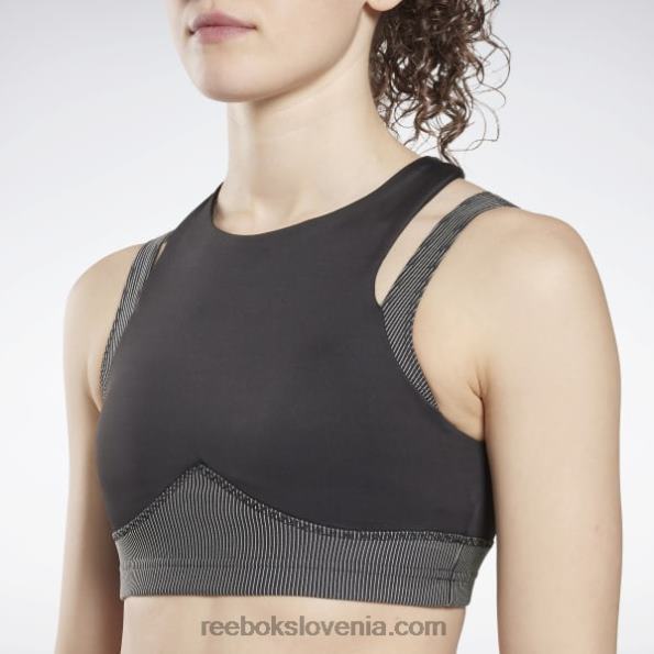 Reebok studio večplastni zgornji del nedrčka R22JR600 Črna ženske