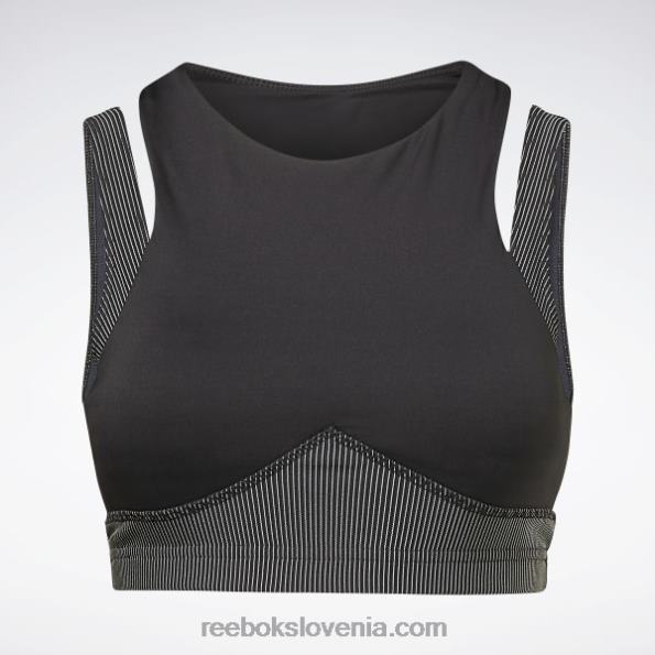 Reebok studio večplastni zgornji del nedrčka R22JR600 Črna ženske