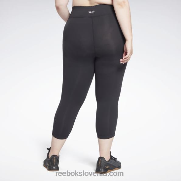 Reebok lux 3/4 pajkice (večja velikost) R22JR653 Črna ženske