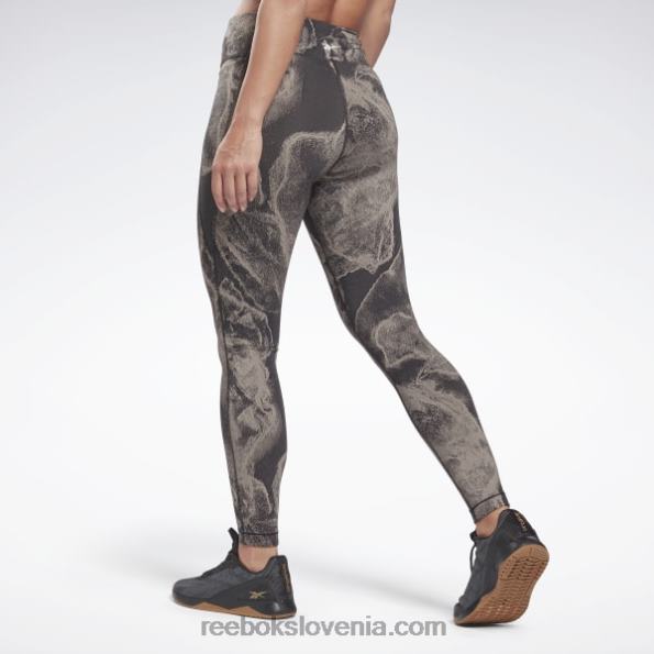 Reebok lux pajkice iz žakarda R22JR795 Črna ženske