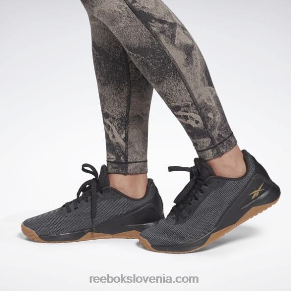 Reebok lux pajkice iz žakarda R22JR795 Črna ženske