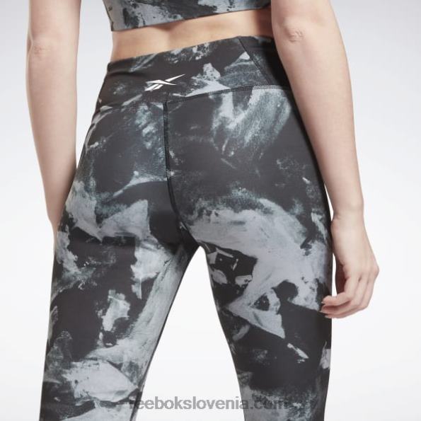 Reebok myt potiskane pajkice R22JR755 Črna ženske