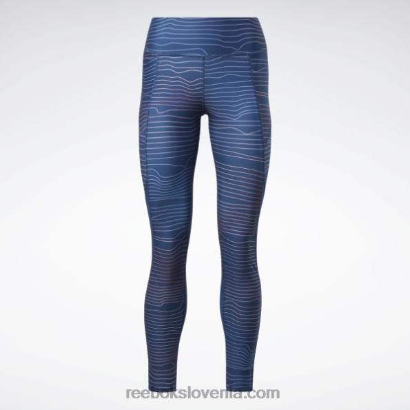 Reebok tekaške potiskane pajkice R22JR960 batik modra ženske