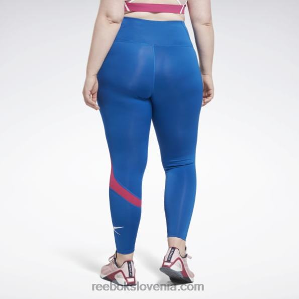 Reebok vektorske pajkice, pripravljene za vadbo (večja velikost) R22JR481 vektorsko modra ženske