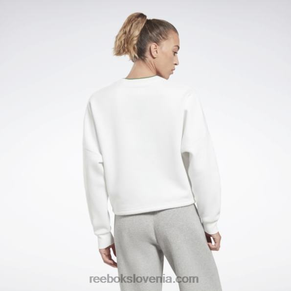 Reebok identity pulover iz flisa R22JR516 bela ženske