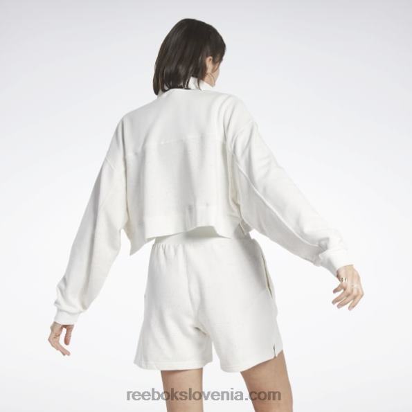 Reebok klasični univerzitetni pulover R22JR483 kreda ženske