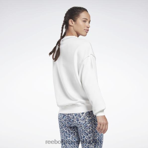 Reebok myt crew pulover R22JR972 bela ženske