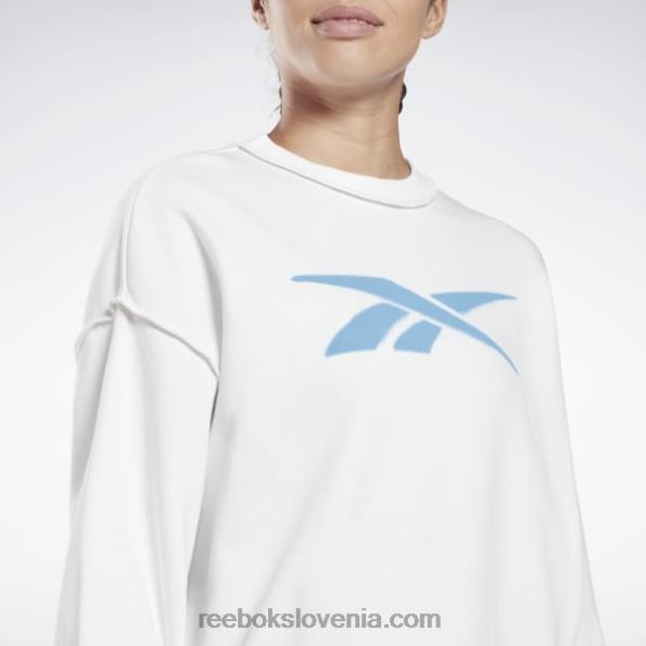 Reebok myt crew pulover R22JR972 bela ženske