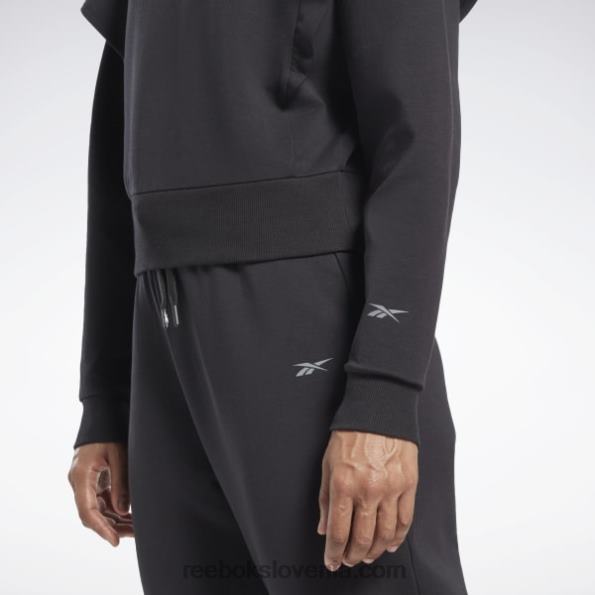 Reebok bombažni srednji sloj Dreamblend R22JR765 Črna ženske