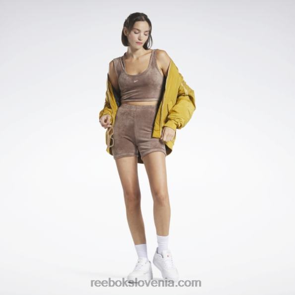 Reebok klasični top iz pliša R22JR891 taupe ženske