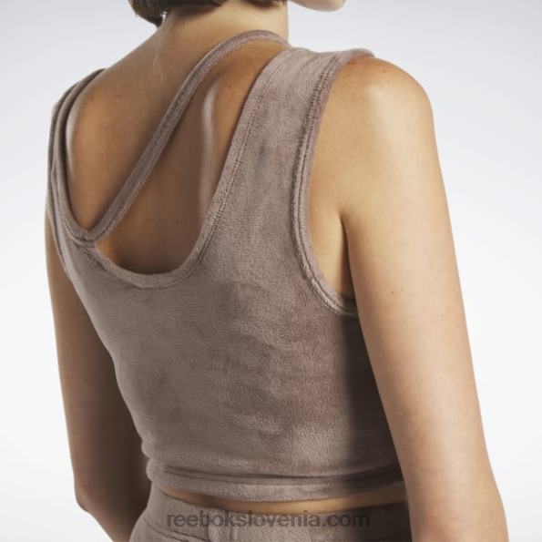 Reebok klasični top iz pliša R22JR891 taupe ženske