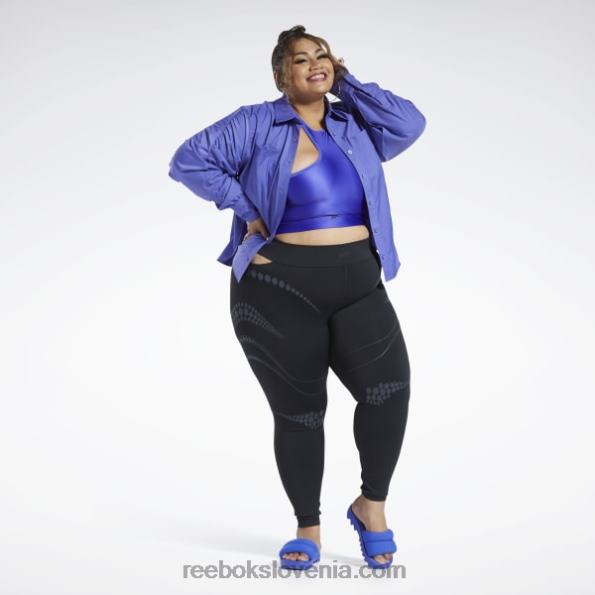 Reebok majica cardi b (plus size) R22JR361 vijolično vzdušje ženske