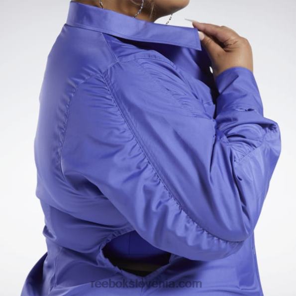 Reebok majica cardi b (plus size) R22JR361 vijolično vzdušje ženske