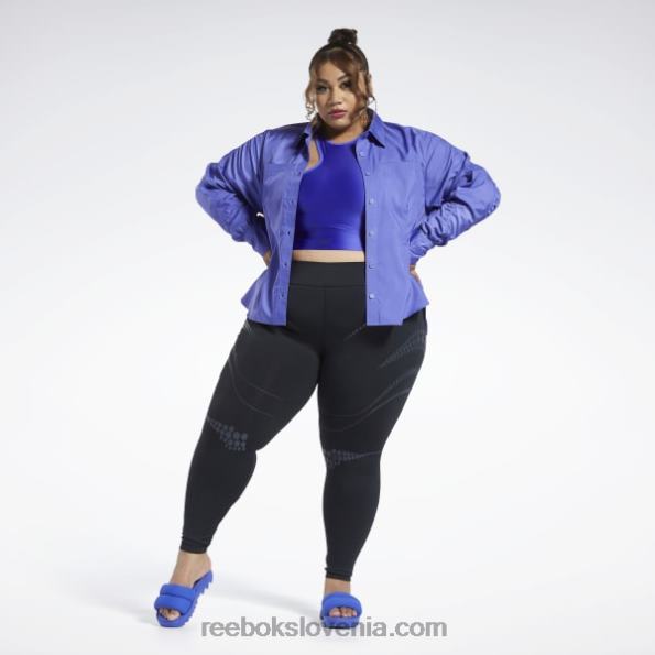 Reebok majica cardi b (plus size) R22JR361 vijolično vzdušje ženske