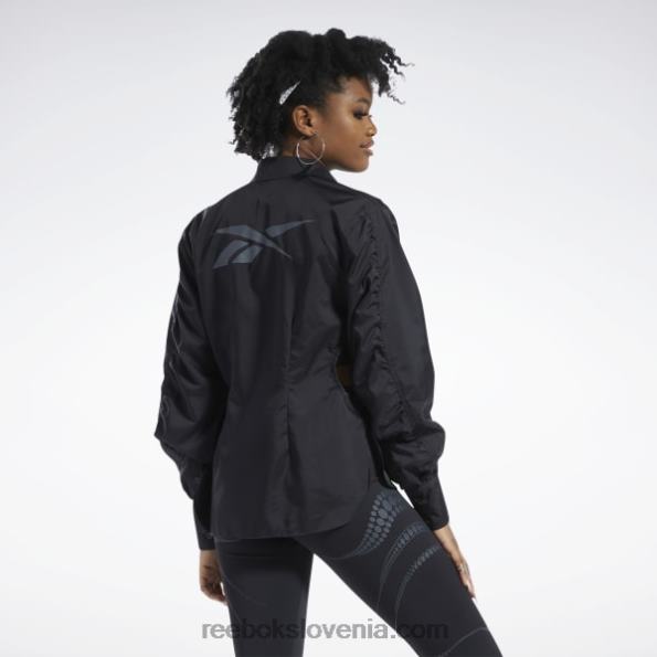 Reebok top cardi b R22JR342 Črna ženske