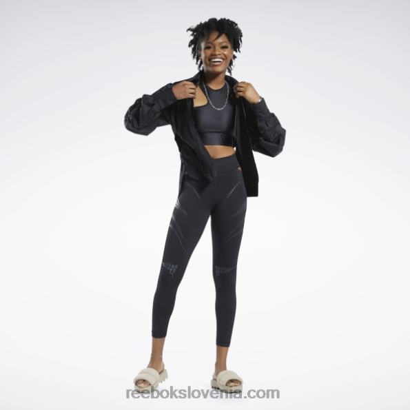 Reebok top cardi b R22JR342 Črna ženske