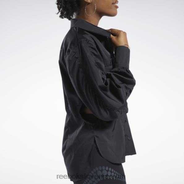 Reebok top cardi b R22JR342 Črna ženske