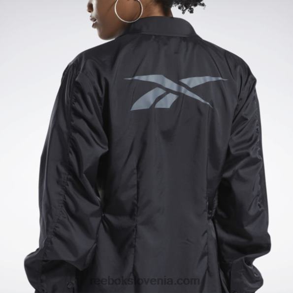 Reebok top cardi b R22JR342 Črna ženske